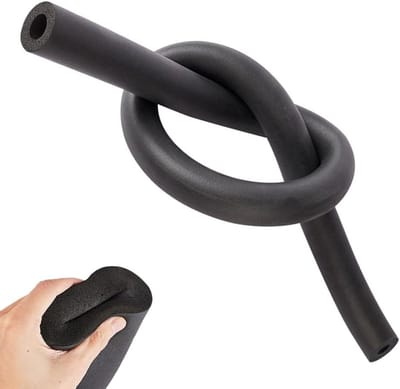 Zwarte pijpisolatie van foam Ø 16 mm voor verwarmingsleidingen en sanitair, 1.8 m lang, ideaal voor koperen en kunststof leidingen