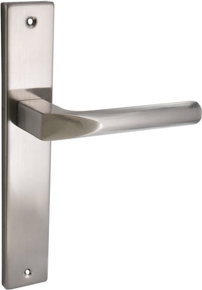 Domino® Deurklink CONO - Nikkel - Deurkruk, Deurbeslag, Deurklinken voor Binnen - Deurbeslag van aluminium - Deurklink voor kamerdeur, kantoordeur, kelderdeur en binnendeur