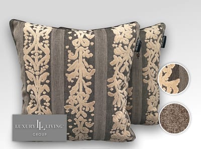 Luxury Living Group - Kwaliteits sierkussens gemaakt van originele Luxury Living Group - Bugatti Artemide Gold fluweel