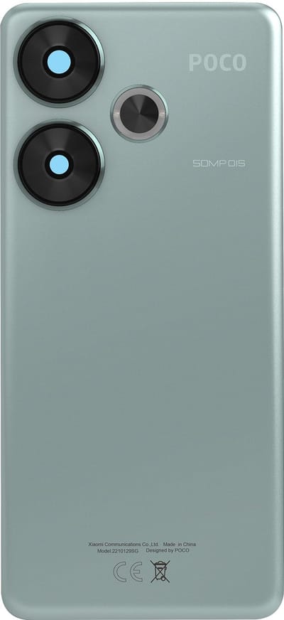 Xiaomi, Batterij cover voor Xiaomi Poco F6 Service Pack, Groen