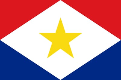 Vlag Saba 50x75cm