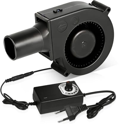 Dailygoods - Radiale Ventilator 12 V met Snelheidsregelaar