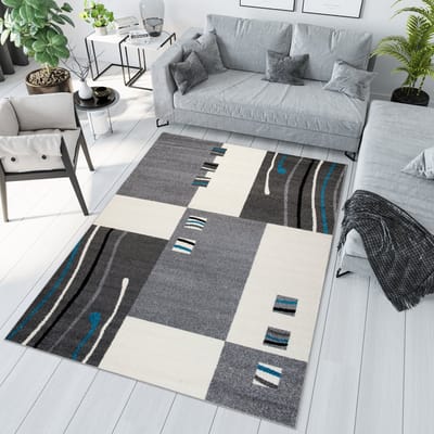 Tapiso Jawa Vloerkleed Grijs Modern Slaapkamer Woonkamer Tapijt Maat- 240x330