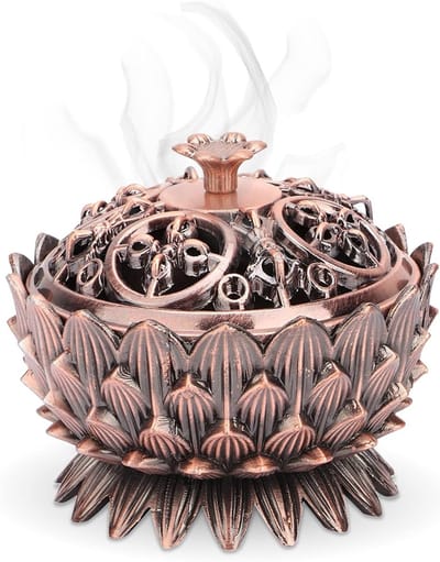 Dailygoods- Wierookbrander Antiek - Wierookhouder - Zinklegering