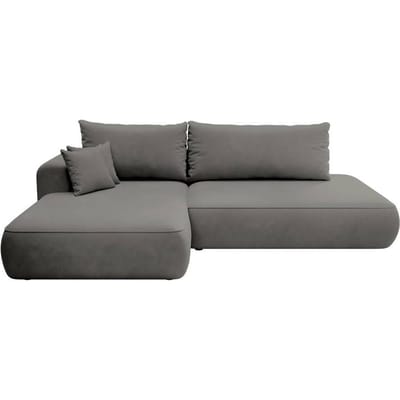 Hoekbank met slaapfunctie Fermizzi links chenille | Selsey Design