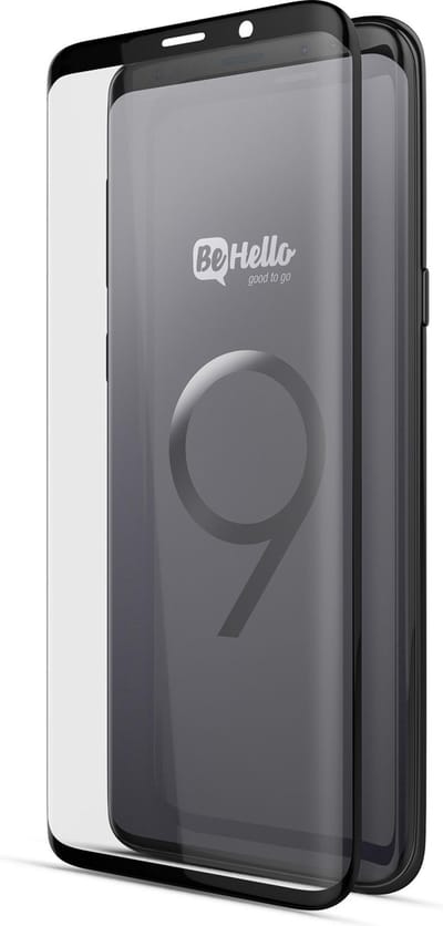 BeHello Samsung Galaxy S9 Screenprotector Tempered Glass - High Impact Glass