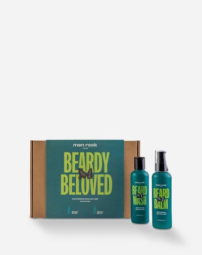 Men Rock London Baard kadoset Awakening met Siciliaanse Limoen ( Baardbalm + Baardshampoo) Hoogwaardige & natuurlijke KADOSET voor de man!