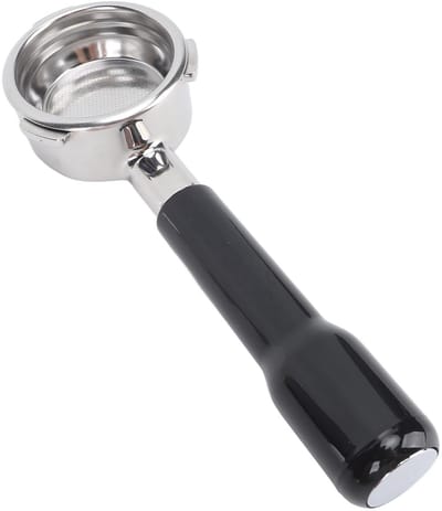 Dailygoods- Zeefhouder 58mm - Bodemloos ontwerp - Roestvrij staal - Voor koffiezetapparaat - Duurzaam - Gemakkelijk te reinigen - Portafilter
