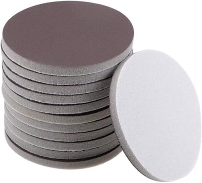 Dailygoods- Schuurschijven 1200/1500 Grit - 12 Stuks - Klittenband - Nat/Droog - Lichtgewicht - Duurzaam Schuurmateriaal - Schuurpapier
