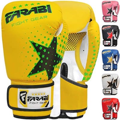 Kinder bokshandschoenen 6 oz voor jongens en meisjes – Perfect voor MMA, Muay Thai en training (leeftijd 5-10 jaar)
