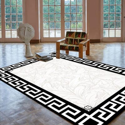 Luxe Moderne Stijl Woonkamer Tapijten Wit Kamerdecor Slaapkamer Groot Oppervlak Vloerkleed Antislip Zacht Pluizig Kaptafel Vloermat 80*120cm