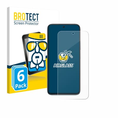 Screenprotector 6 Stuks voor realme Narzo 90X Beschermglas transparant