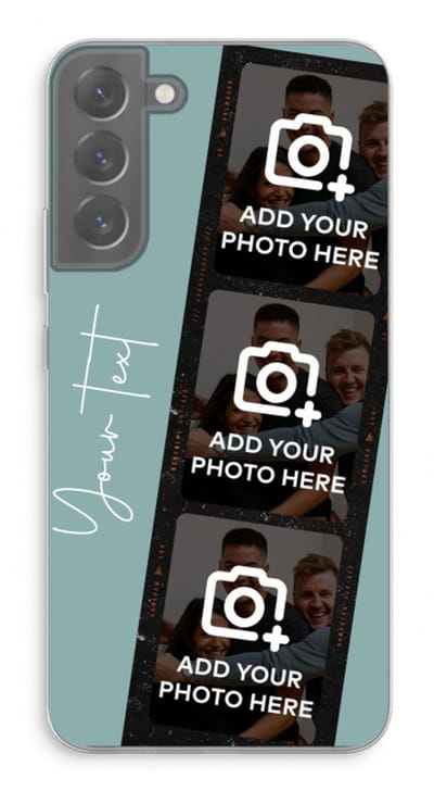 Gepersonaliseerd - Case Company® - Hoesje geschikt voor Samsung Galaxy S22 Plus hoesje - Filmrol N°1 - Soft Cover Telefoonhoesje - Bescherming aan alle Kanten en Schermrand
