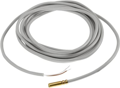 OVENTROP Temperatuurvoeler Sensor LW TH voor temperatuurmeting en -registratie in dompelbuizen en boilers, voelerelement PT 1000, duurtemperatuurbereik tot 105C, lengte 3 m, 1369093