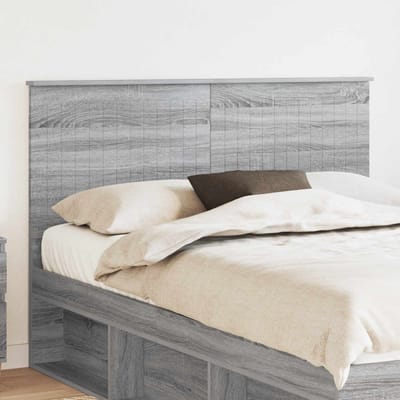 vidaXL Hoofdbord Grijs Sonoma Bewerkt hout