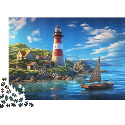 Puzzel 1000 stukjes - Volwassen spel - Ontspanning thuis - Unieke pasvorm stukken - 75 x 50 cm - Stijl 3