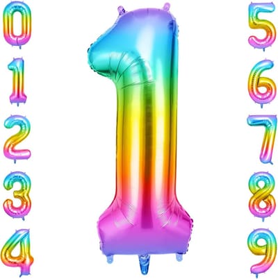 Grote Folie Cijferballon 40 Inch - Herbruikbaar voor Verjaardag en Feestdecoratie