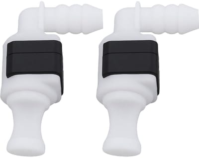 Dailygoods- Waterpijp Connector - 2 Stuks - Kunststof - Compatibel met Audi/Volkswagen - OE-nummer 3B0955665C - Hoge Temperatuur Bestendig - Waterdouche Connector