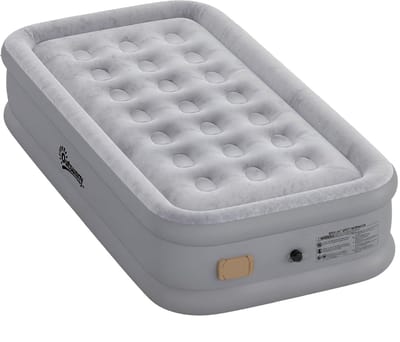 Outsunny Luchtmatras-Kunststof-190L x 97B x 39H cm-Grijs