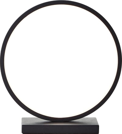 Brilliant Chaumont LED tafellamp 28cm zwart aluminium snoer schakelaar geïntegreerde 7,5W LED (lichtstroom: 850lm, lichtkleur: 3000