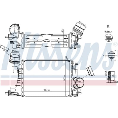 Intercooler NISSENS 961584