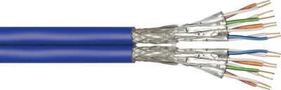 Goobay CAT7a+ S/FTP Duplex installatiekabel - 100 meter