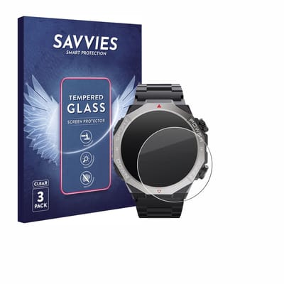 Savvies - Glas Screenprotector voor Ddidbi S10 1.39" - Gehard Beschermglas 9H 3 Stuks