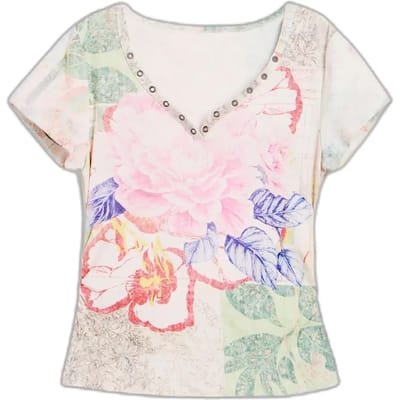 T-shirt dames Desigual Bloom