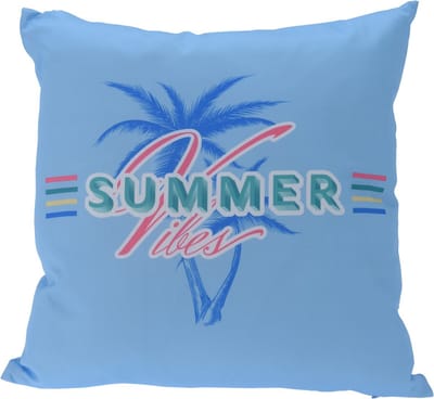 Kussen 45x45 cm design blauw