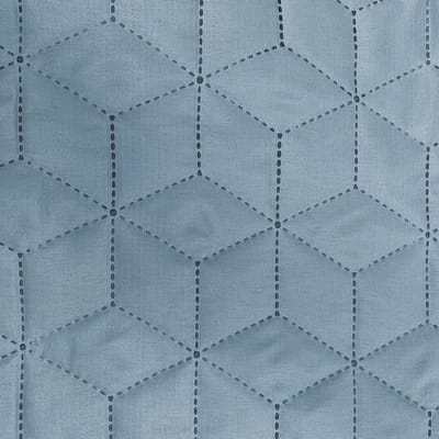 Effen Gewatteerde Sprei voor Eenpersoonsbed - 140 x 210 cm, Blauw