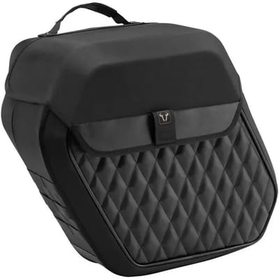 Polyester/leren zijkoffer voor linker slh SW-Motech LH2 Legend Gear . 25,5 l. 600D