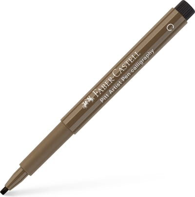 Faber-castell kalligrafie pen - Pitt Artist Pen - 178 nougat - FC-167978