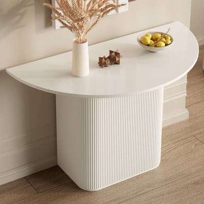 Guyii Moderne Console Tafel - Eettafel - console tafel 110 cm – Met Opbergruimte & Extra Groot Tafelblad