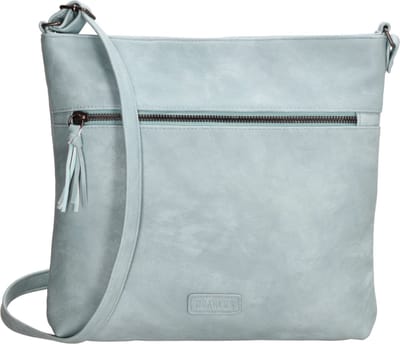 Beagles Ferro Schoudertas Dames - Crossbodytas met verstelbare schouderband - Tas van Imitatieleder - Lichtblauw