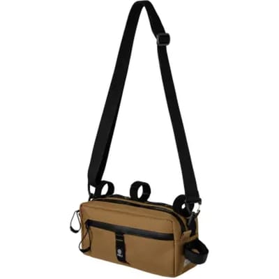 AGU Bikepacking Bar Bag Stuurtas Venture - Bruin - 2L - Waterafstotend, Reflecterend, Eenvoudige Montage, 100% Gerecycled Polyester