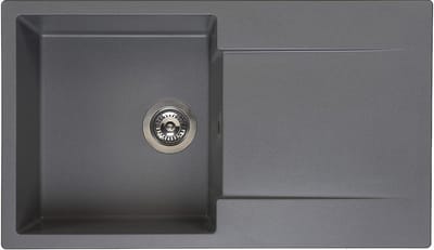 Reginox Amsterdam 10 spoelbak 86x50cm Grey Silvery R30936