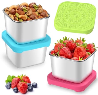Kleine Lekvrije Voedsel Opslag Containers - Herbruikbare Snack Dozen voor Kinderen