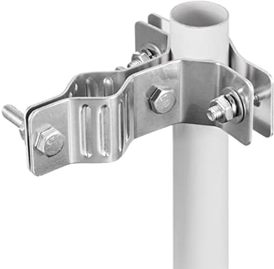 T-vormige Dubbele Gat Antenne Mount - RVS Extra Heavy Duty Montagebeugel voor Outdoor Draadloze Wifi Access Point