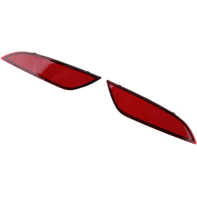 2 stuks Achter Links en Rechts Bumperlijst Reflectoren Vervanging voor Sonata 2018-2019 Rode Lens 92405C1500