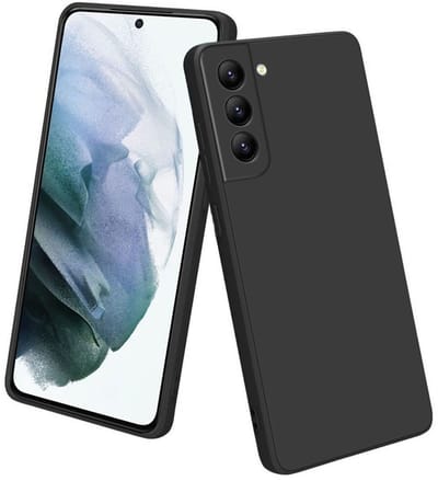 Dun TPU Hoesje Zwart Geschikt voor Samsung Galaxy S21 | Back Cover Matte Zwart | Flexibel | Lichtgewicht | Ultra Dun