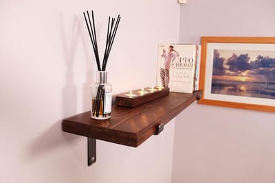 Rustieke plank (80 cm, Walnoot)
