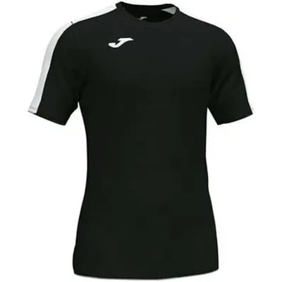 Joma Academy III Shirt Korte Mouw Kinderen - Zwart / Wit | Maat: 96-104