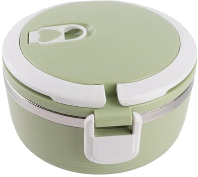 Dailygoods- Lunchbox Roestvrij Staal - Thermische Voedselcontainer - Warmte-isolatie - Veiligheidsslot - Lichtgewicht - Geschikt voor Werk en School