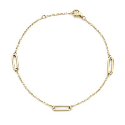 Blush 2179YGO - Dames - 14 karaat goud - Armband - Goud - 19 CM
