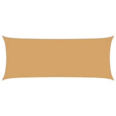 vidaXL - Zonnezeil - 160 - g/m² - rechthoekig - 2x4,5 - m - HDPE - zandkleurig