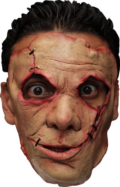 Partychimp Seriemoordenaar Met Bloed Killer Gezichts Masker Halloween Masker voor bij Halloween Kostuum Volwassenen - Latex - One-size