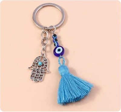 Akyol - Evileye sleutelhanger– evil - eye - cadeau voor de leraar - islamitisch school - blauwe evileye - blauwe oog hanger - geluk-evil eye - boze oog - bescherming - turkse oog -nazar boncuk - cadeau voor vriendin - nazar - evil eye hanger