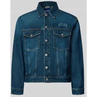 Regular fit jeansjack van puur katoen model 'Dex'