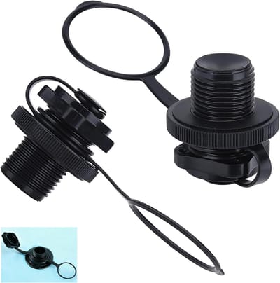 Rubberboot ventiel - Luchtventiel - Waterpret - Betrouwbare afdichting - 22 mm - Zwart