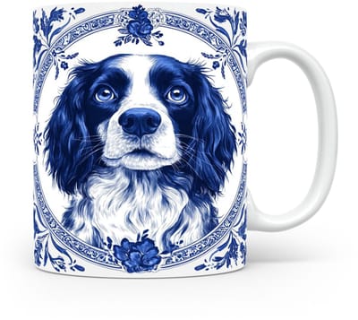 Mok Kooikerhondje Beker voor koffie of tas voor thee, cadeau voor dierenliefhebbers, moeder, vader, collega, vriend, vriendin, kantoor, opa, oma, hond, kerst, sinterklaas, verjaardag